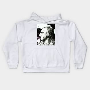 Livy Black and White Portrait | Livy Artwork 3 Kids Hoodie